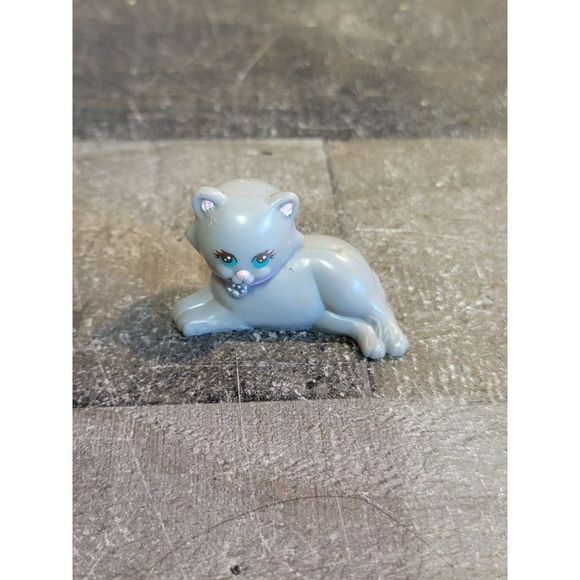 Gray pet cat tabby doll accessory toy figure - Picture 1 of 5